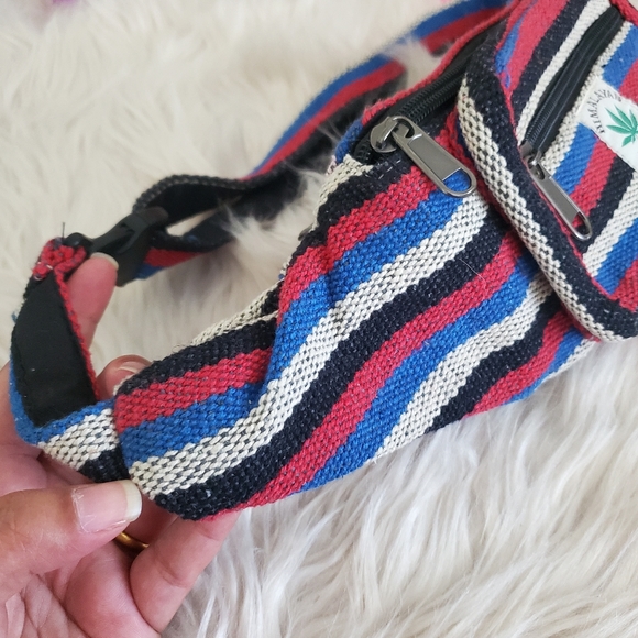 Nwot handmade hemp cotton boho fannypack - Picture 5 of 9